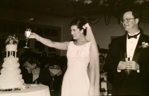 I said there would a wedding toast...and there was.