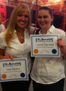 My classmate Lauren...one of the funnest people to yes, and.