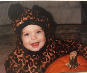 My first Halloween as a parent...I definitely took my toothless baby trick or treating.